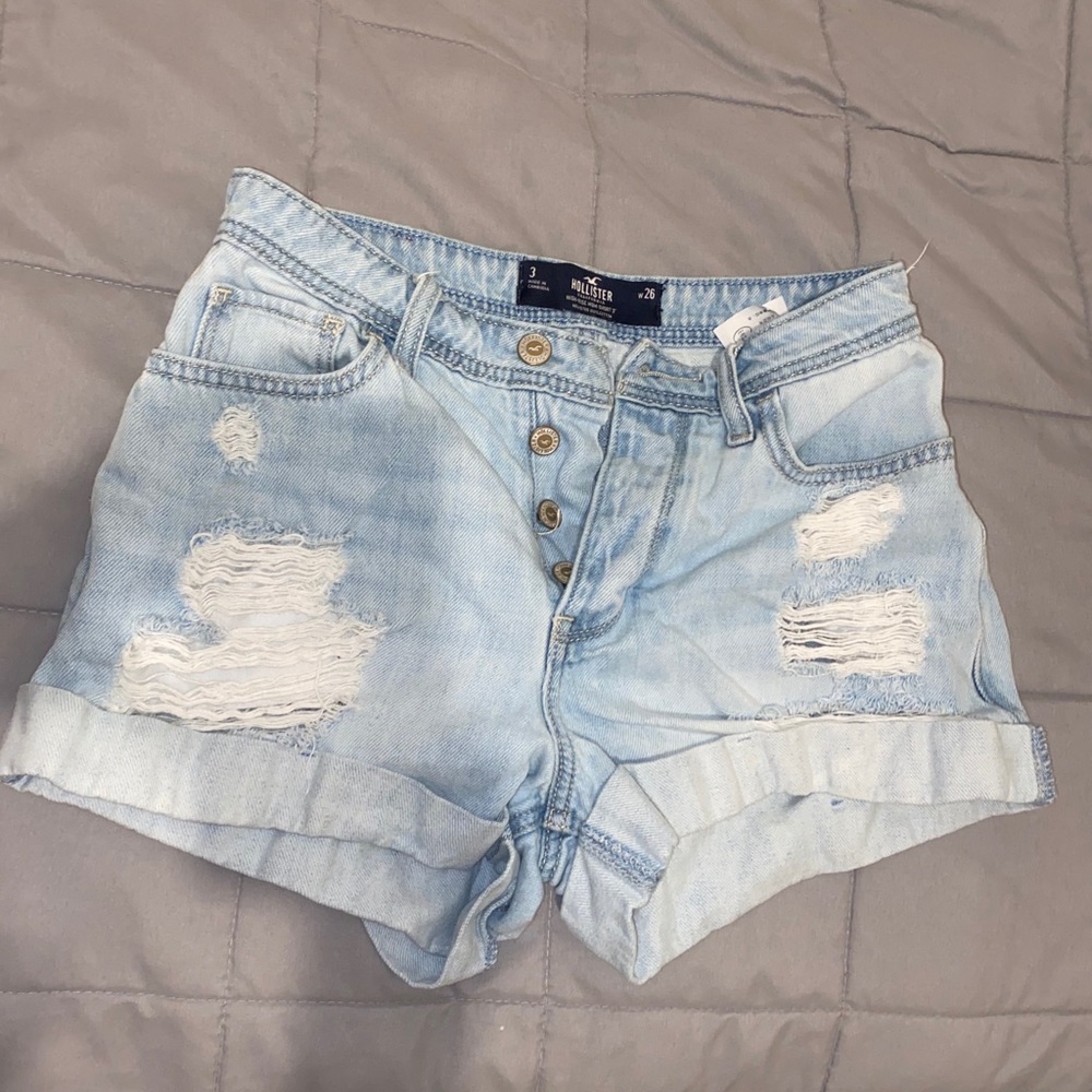 Hollister Light Wash mom Jeans